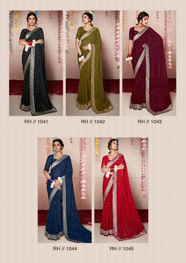 Stavan Rihana 8 New Heavy Georgette Saree Collection