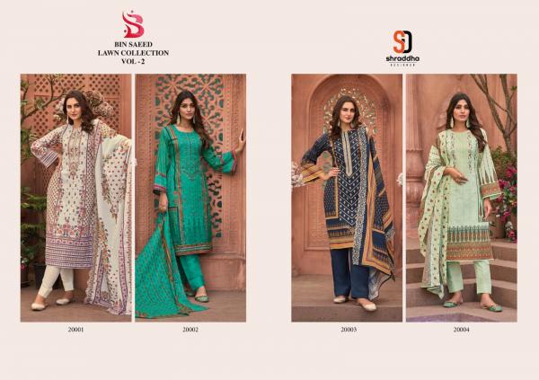 Shraddha Bin Saeed Lawn Collection Vol 2 Designer Pakistani Suit