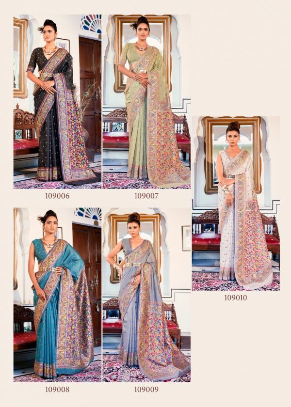Rajpath Kalakari Pashmina Silk Designer Saree Collection