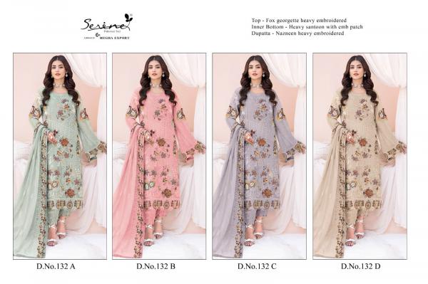 Serine S 132 Occasional Georgette Designer Pakistani Suit Collection