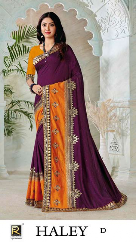 Ronisha Haley Festival Wear Art Silk Designer Saree Collection