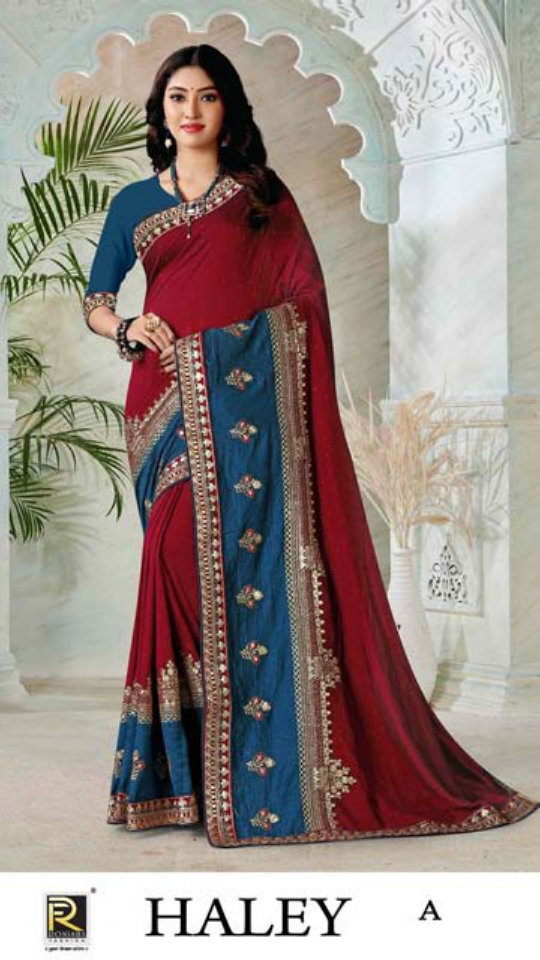 Ronisha Haley Festival Wear Art Silk Designer Saree Collection