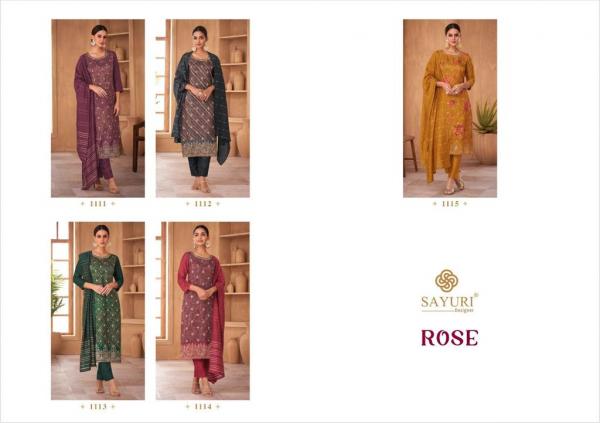 Sayuri Rose Party Wear Russian Exclusive Designer Readymade Collection