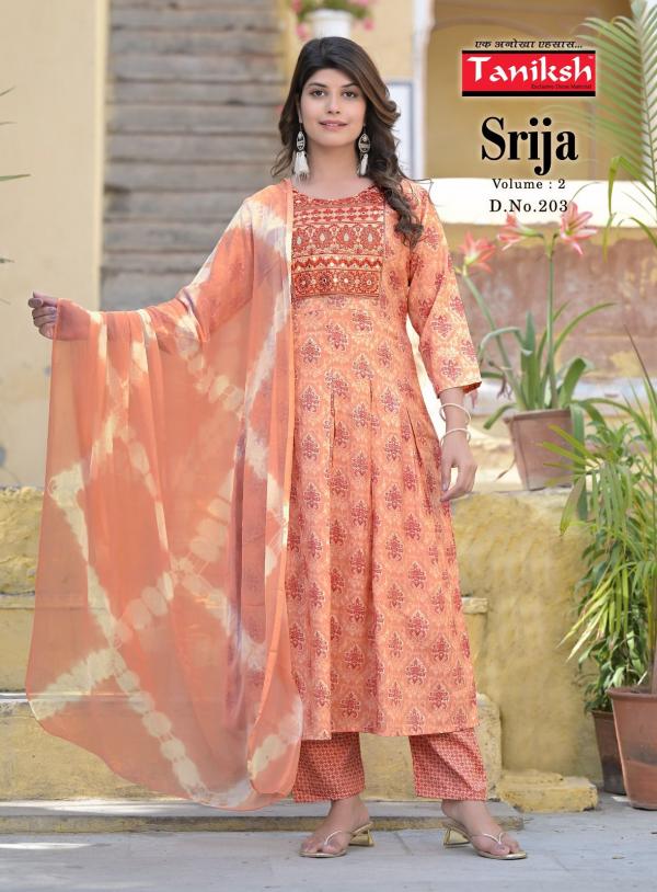 Taniksh Srija Vol 2 Rayon Exclusive Designer Readymade Collection