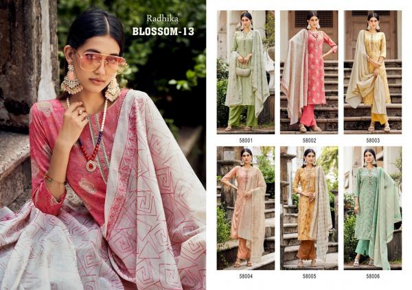 Radhika Azara Blossom 13 Styles Cotton  Designer Dress Material Collection