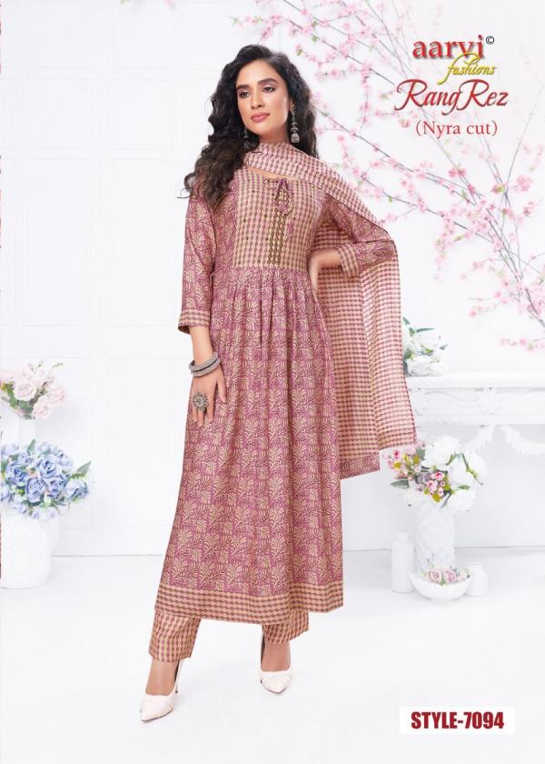 Aarvi Rangrez Vol-2 (Kurti With Pant And Dupatta)