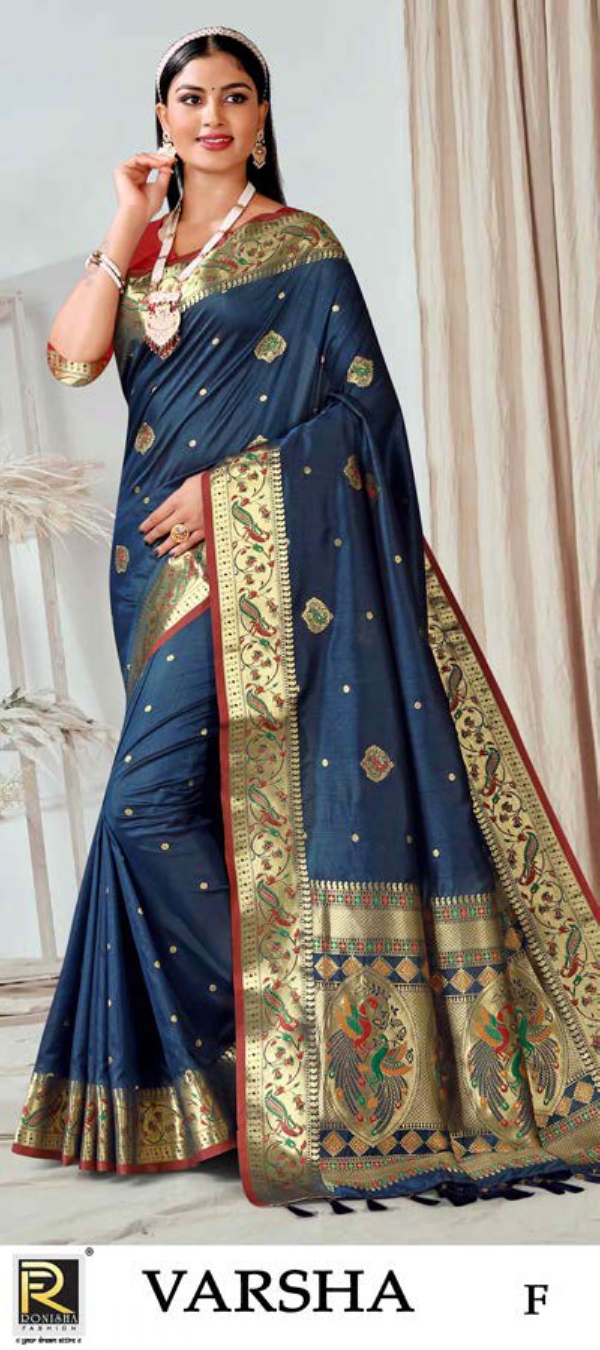Ronisha Varsha Designer Banarsi Silk Saree Collection