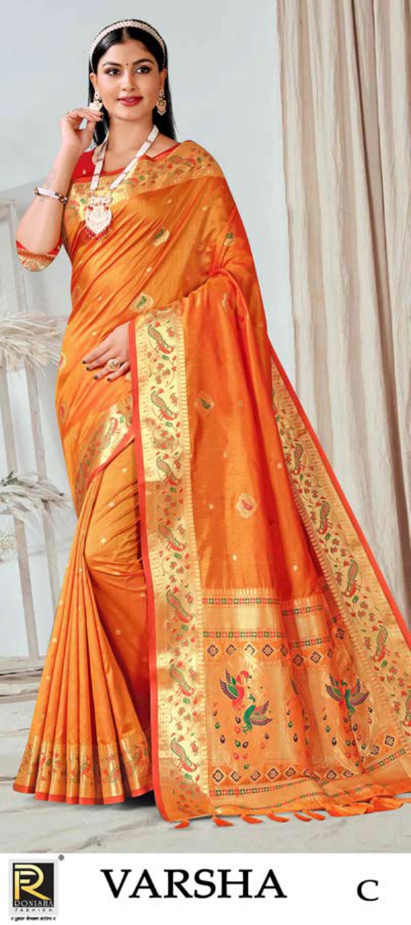Ronisha Varsha Designer Banarsi Silk Saree Collection