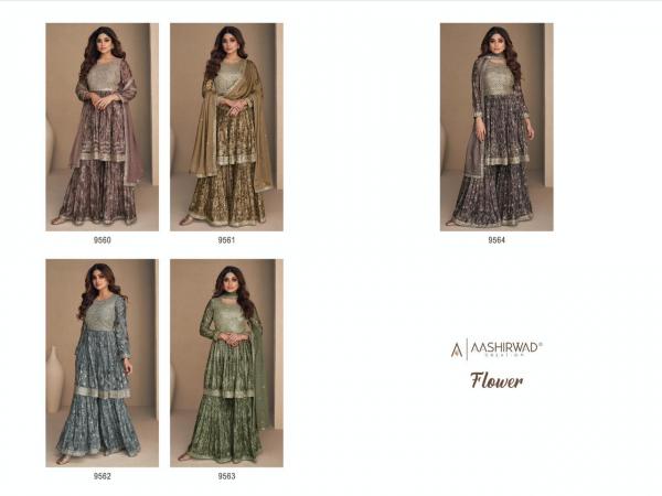 Aashirwad Gulkand Flower Styles Designer Salwar Suit Collection