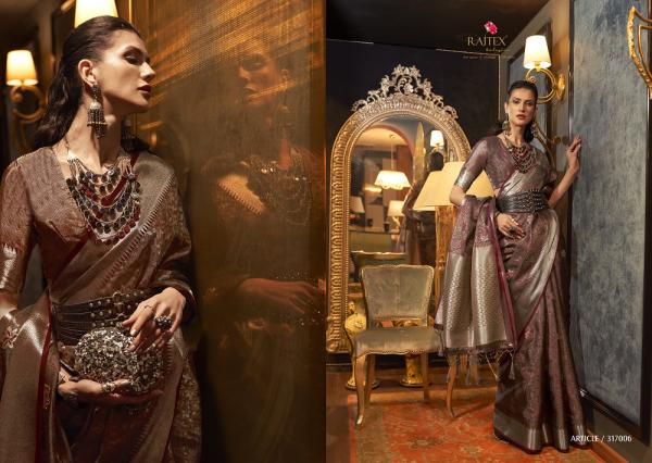 Rajtex Katie Organza Designer Handloom Weaving Saree Collection
