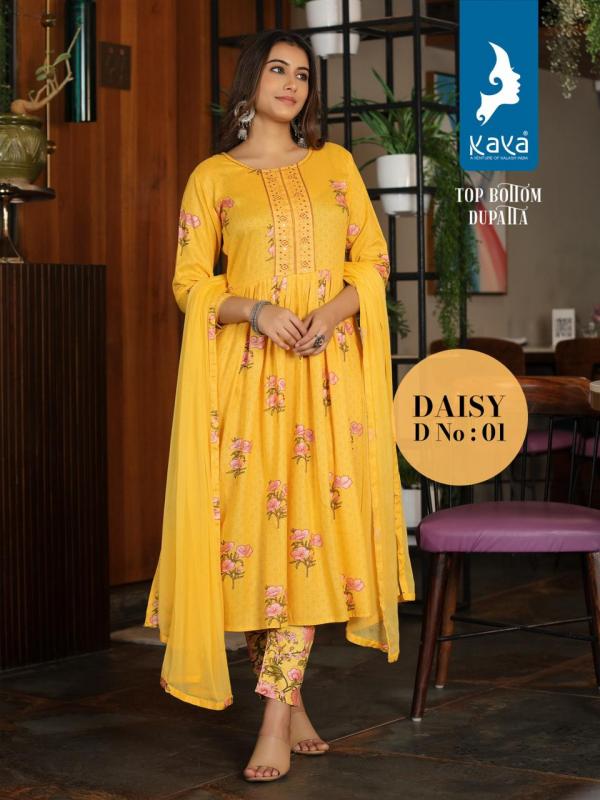 Kaya Daisy Rayon Exclusive Designer Readymade Collection