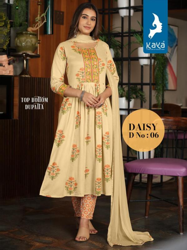 Kaya Daisy Rayon Exclusive Designer Readymade Collection