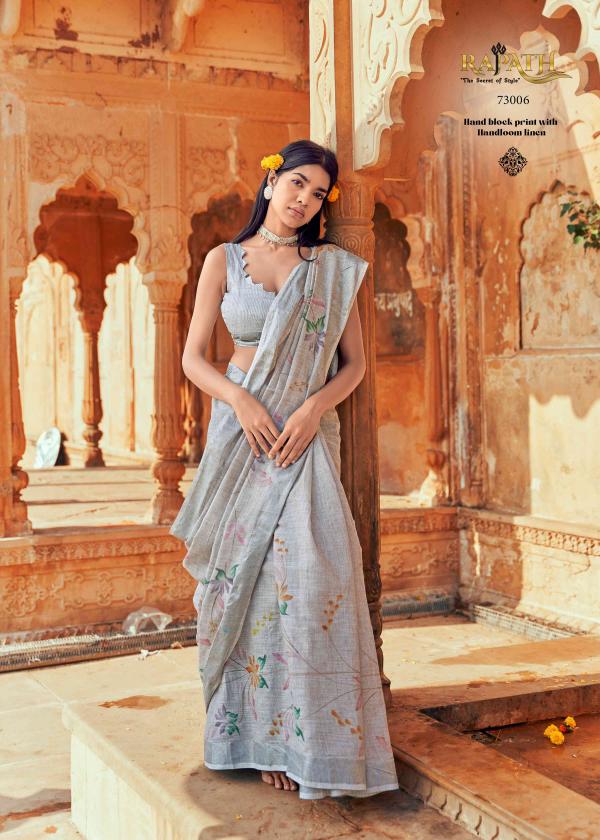 Rajpath Ruby Linen Fancy Exclusive Saree Collection