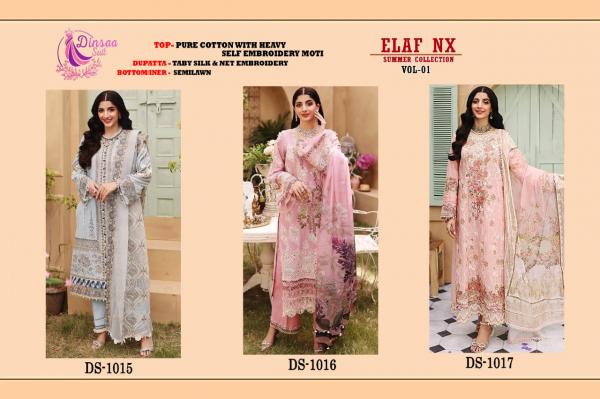 Dinsaa Elaf Summer Collection Vol 1 Nx Designer Pakistani Suit