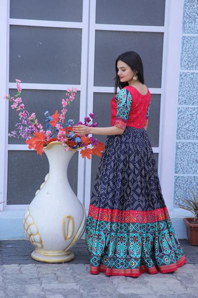 Vamika Vol 14 Patola Designer Readymade Gown Collection