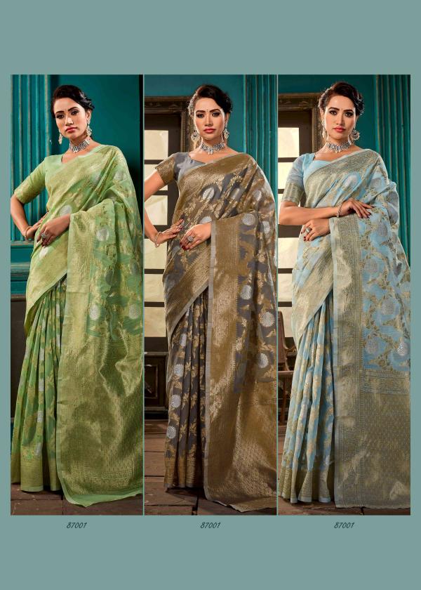 Rajpath Azaha Linen Exclusive Silk Saree Collection