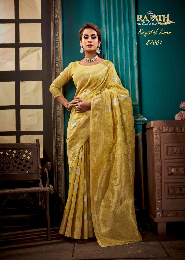 Rajpath Azaha Linen Exclusive Silk Saree Collection
