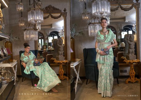 Rajtex Kapaas Linen Occasional Designer Saree Collection