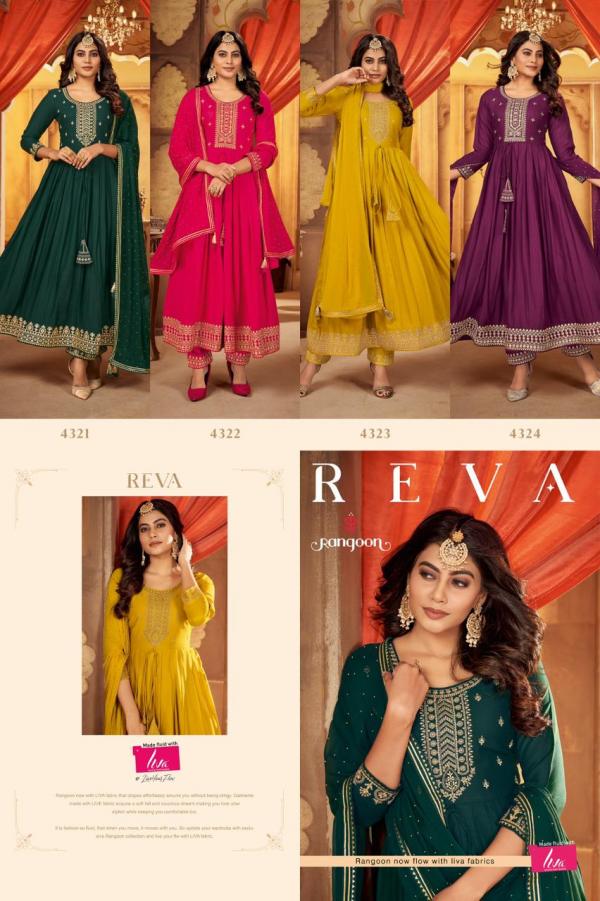 Rangoon Reva Party Wear Fancy Rayon Designer Readymade Collection