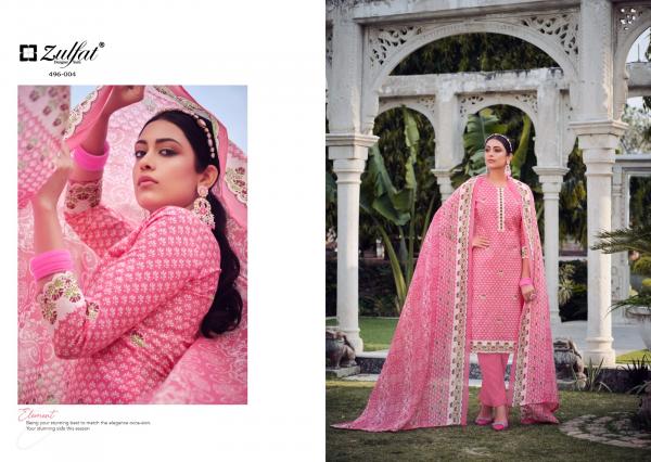 zulfat designer suit malang cotton regal look salwar suit catalog