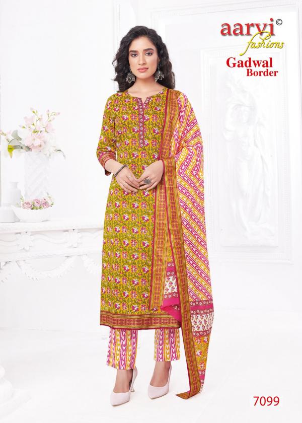 Aarvi Gadhwal Border Vol-8 Cambric cotton Designer Readymade Collection