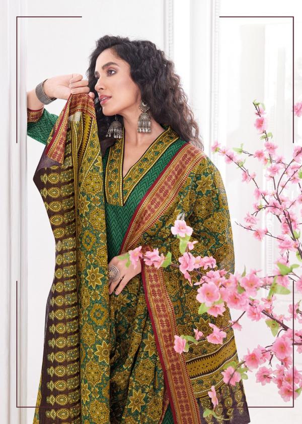 Aarvi Gadhwal Border Vol-8 Cambric cotton Designer Readymade Collection