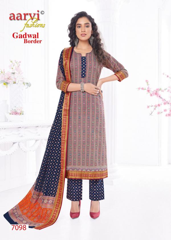 Aarvi Gadhwal Border Vol-8 Cambric cotton Designer Readymade Collection