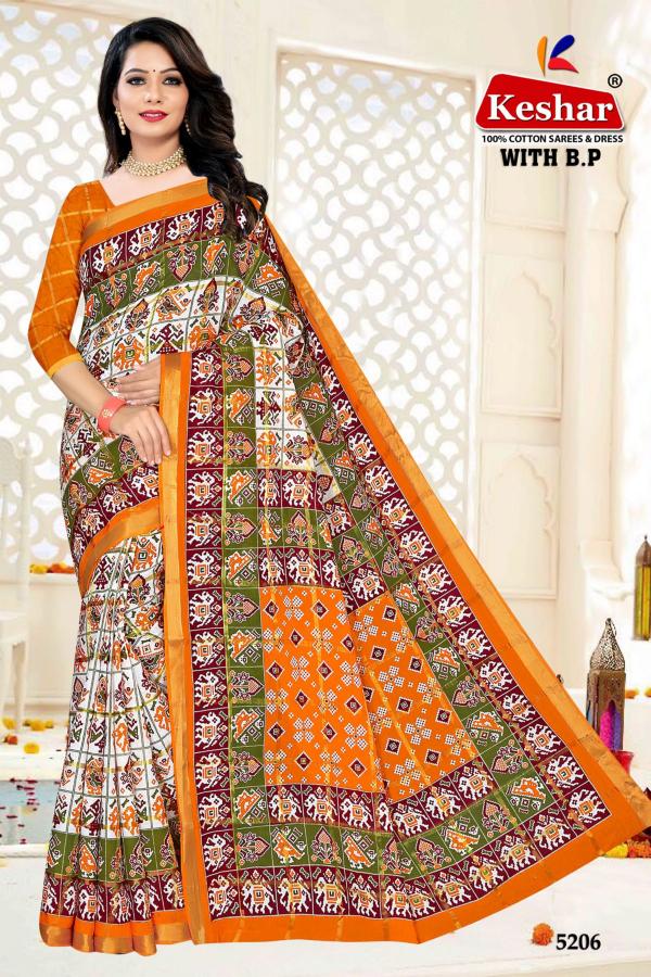 Keshar Kusum With B.P VOL-2 Cotton Designer Saree Collection