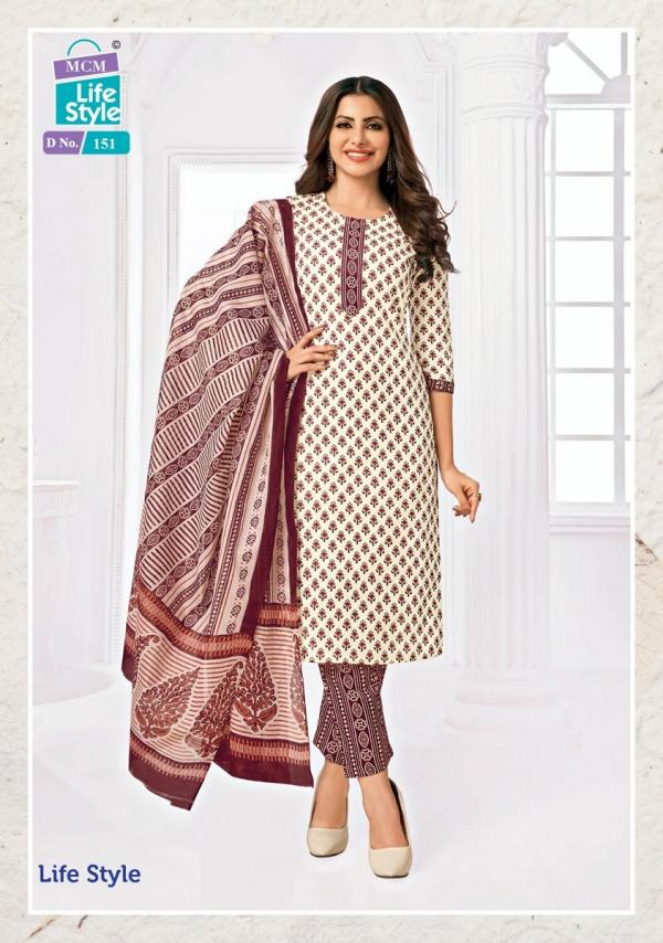 Mcm Lifestyle Vol-3 Cotton Designer Kurti Pant Dupatta Salwar Suit