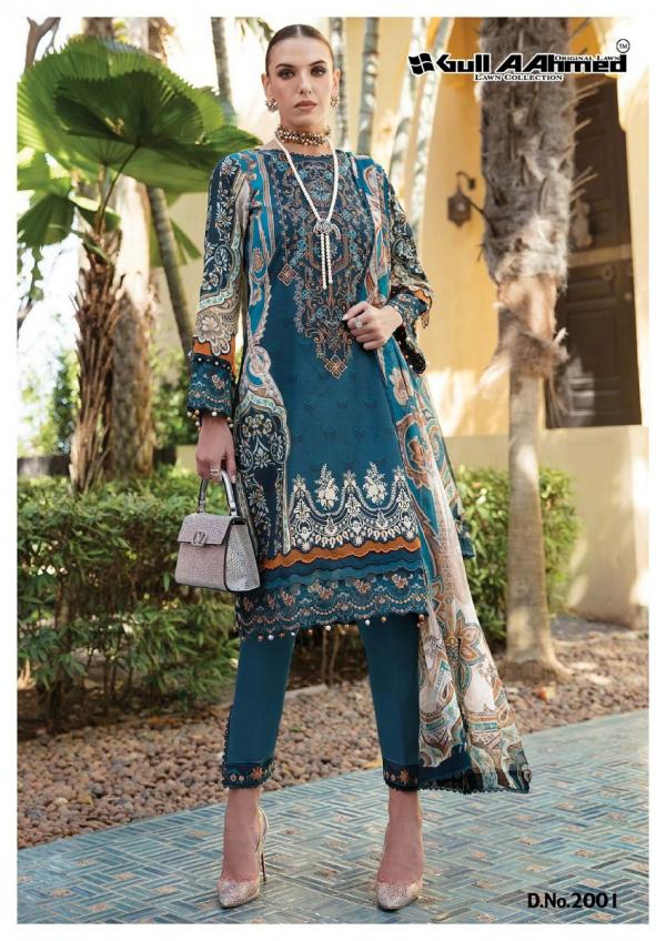 Gull A Ahmed Minhal Vol-2  Cotton Designer Exclusive Dress Material