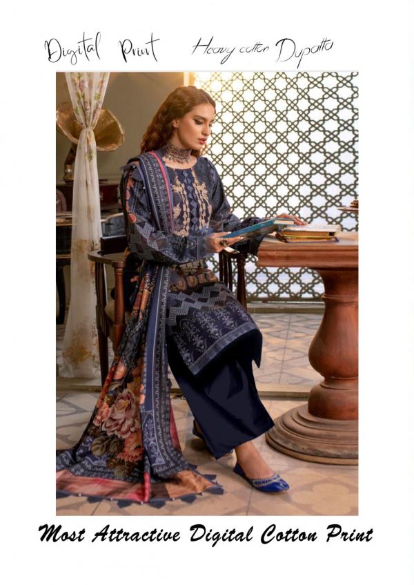 Keval Sobia Nazir VOL-7 Lawn Cotton Pakistani Designer Dress Material                                                                                                                      