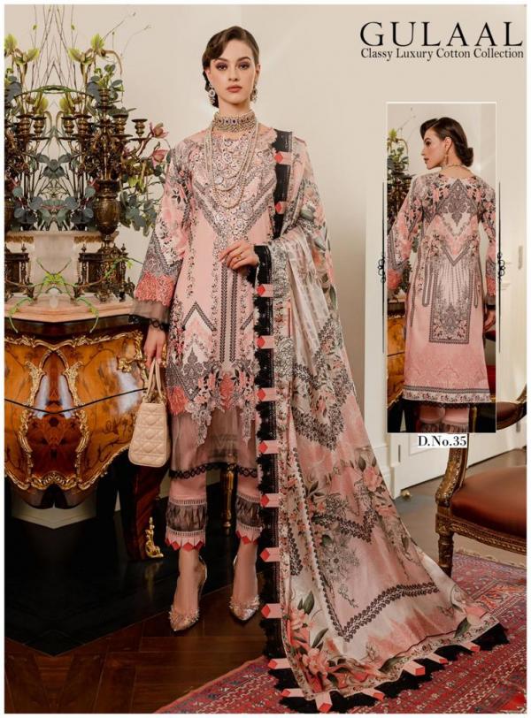 Gulaal Karachi Vol-4 Cotton Designer Exclusive Dress Material