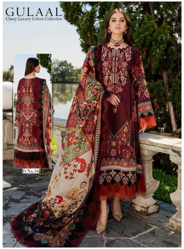 Gulaal Karachi Vol-4 Cotton Designer Exclusive Dress Material