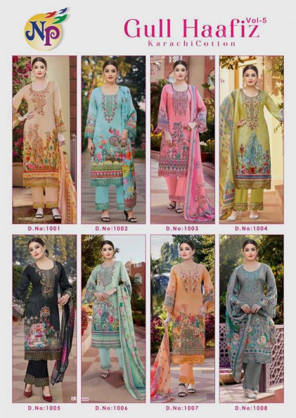 Nand Gopal Gul Hafiz Vol-5 Cotton Designer Patiyala Dress Material