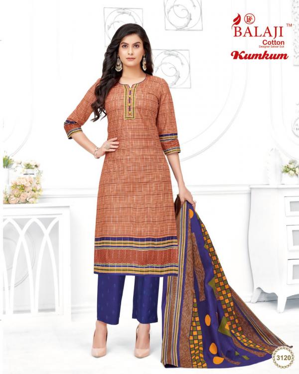 Balaji Kumkum vol-31 Cotton Designer Print Dress Material