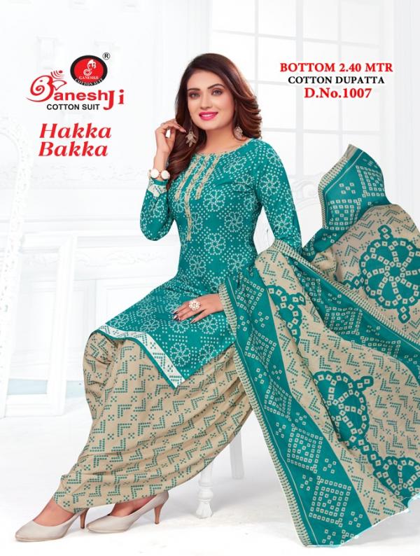 Ganeshji Hakka Bakka vol-1 Cotton Exclusive Designer Print Dress Material