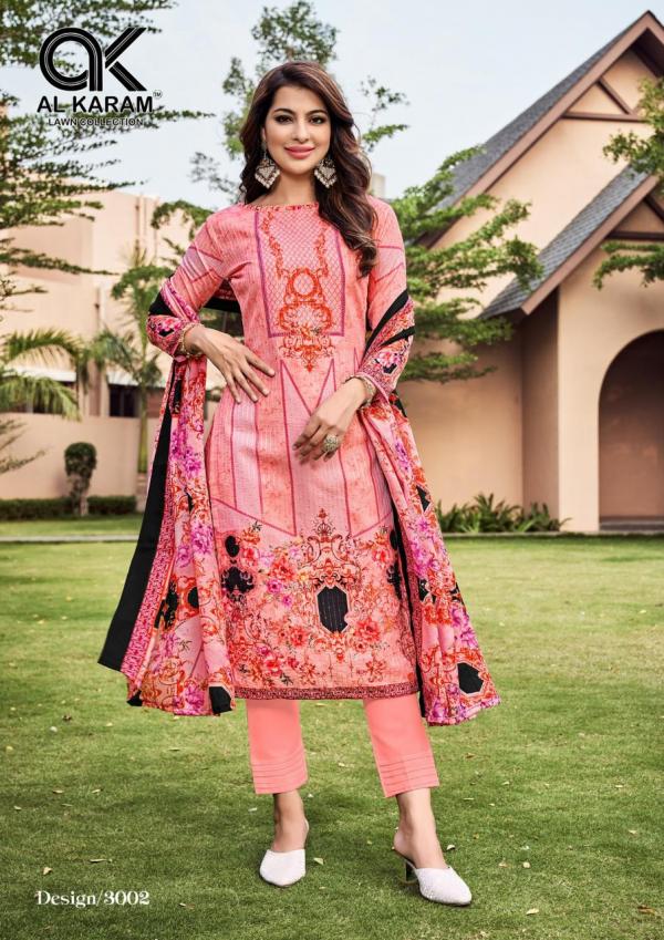 Al Karam ChiKankari vol-3 Cotton Exclusive Designer Dress Material