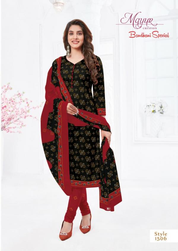 Mayur Bandhani Special vol-16 Cotton Printed Patiyala Suit