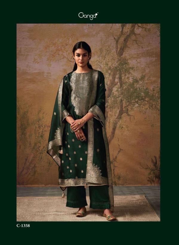 Ganga Ateet Silk New ilk Designer Salwar Suit Collection