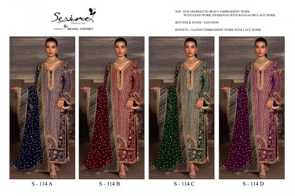 Serine S 114 Exclusive Designer Pakistani Suit Collection