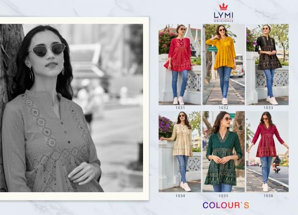 Lymi Colours Designer Western Ladies Top Collection