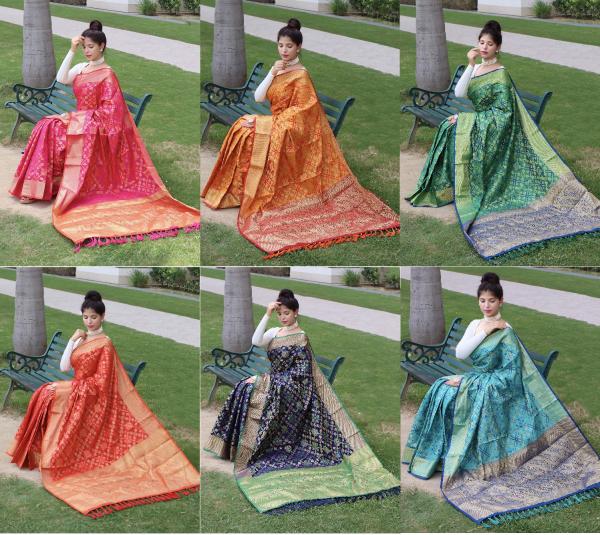 Patola 6 Occasional Bandhej Silk Saree Collection