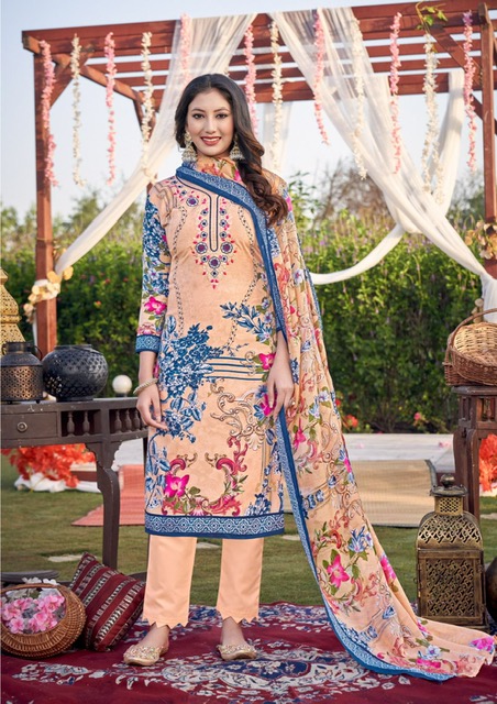 Al Karam Gulfam Vol-2 Cotton Exclusive Designer Dress Material