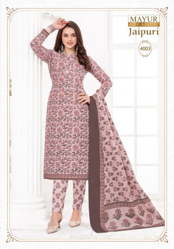 Mayur Jaipuri Vol-4 Cotton Exclusive Designer Dress Material