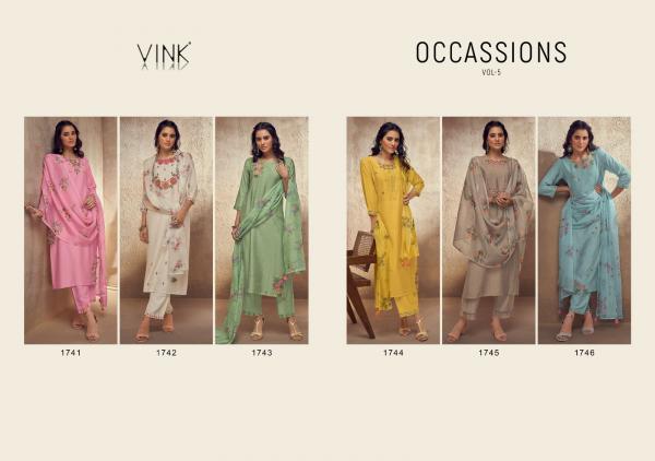 Vink Occassions Vol 5 Party Wear Viscose Exclusive Designer Readymade Collection