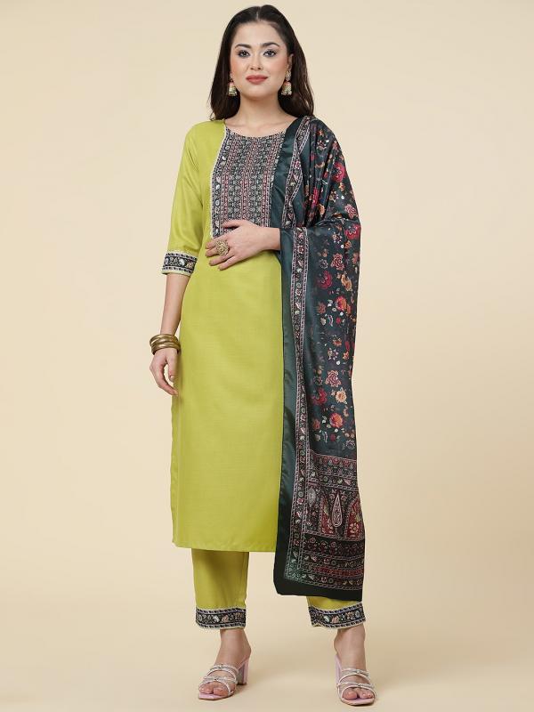 Riyana Vol 42 Casual Cotton Kurti With Bottom Dupatta Collection