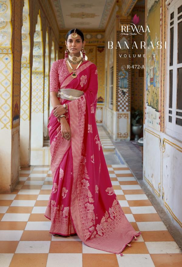 Rewaa Banarasi Vol 2 Festive Designer Silk Saree Collection