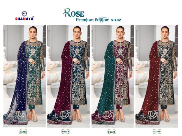 Shanaya Rose Premium Edition S 132 Designer Pakistani Suit Collection