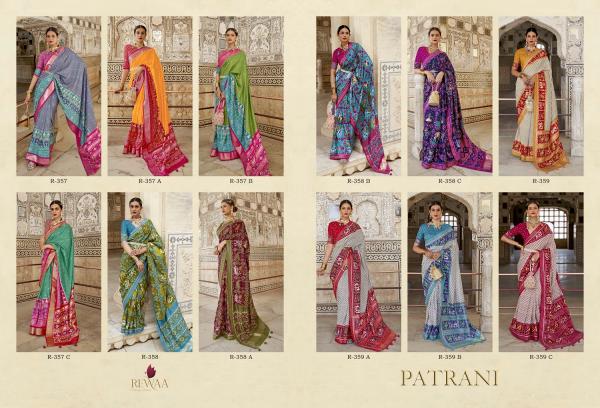 Rewaa Patrani Vol 1 Festive Designer Silk Saree Collection