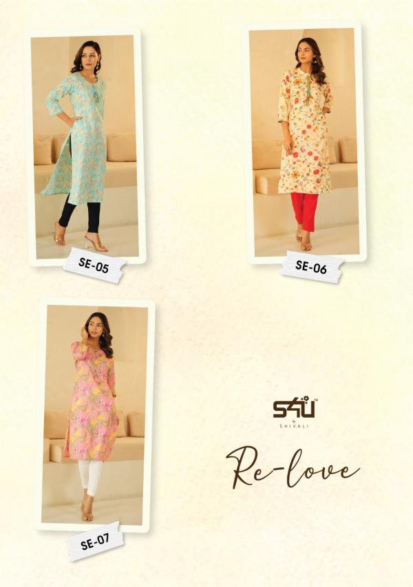 S4u Re Love Fancy Stylish Wear Designer Kurti Collection